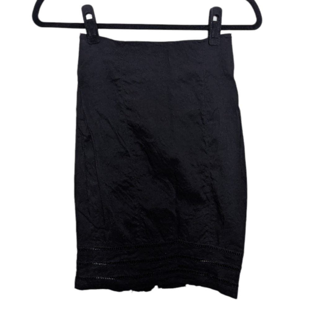 Bebe Black Bodycon Pencil Cut Out Skirt 🖤✨